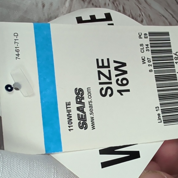 Jamie Brooke White Dress 16w New Nwt - Picture 4 of 4